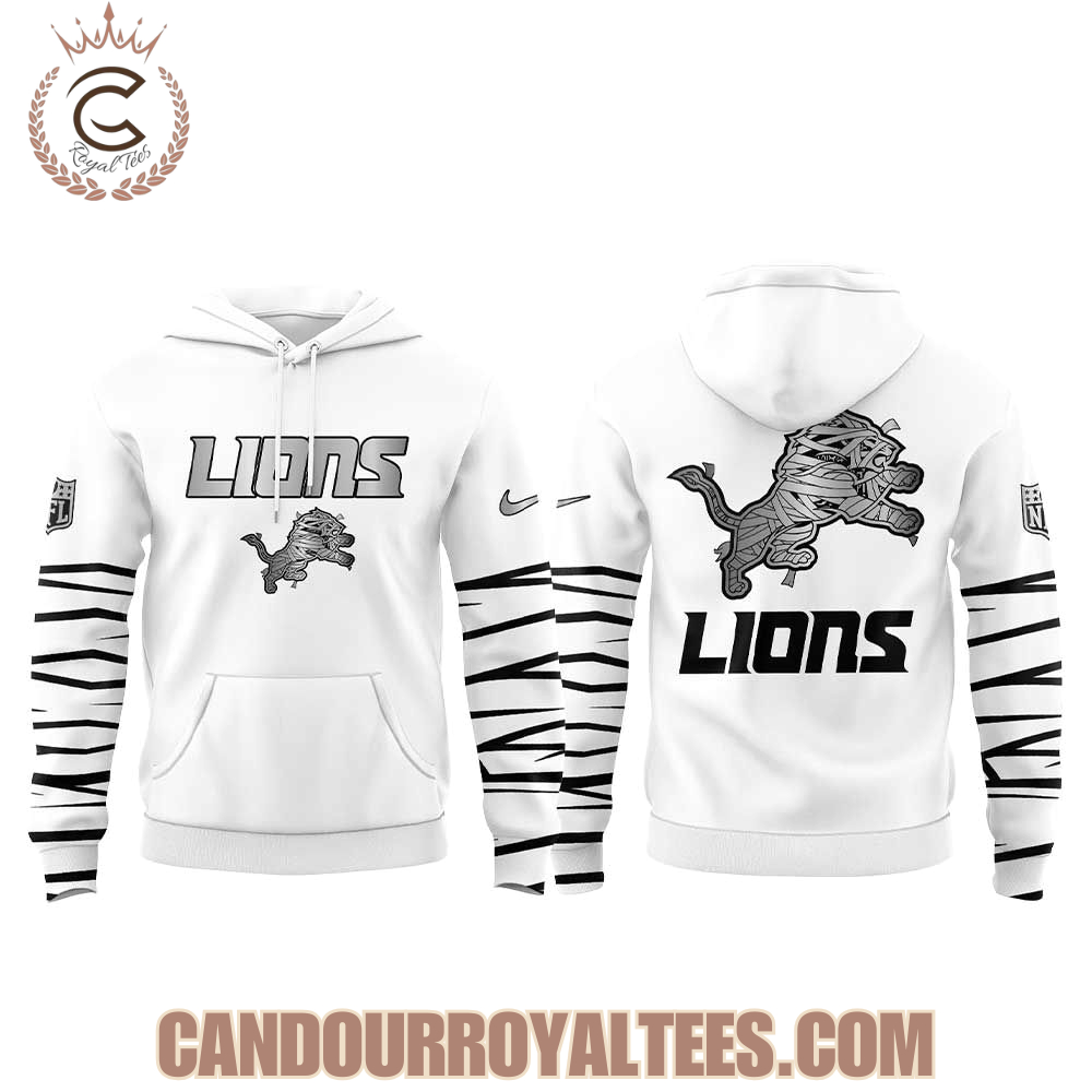 Detroit Lions Mummy Mode Hoodie White Detroit Lions Mummy Mode Hoodie White