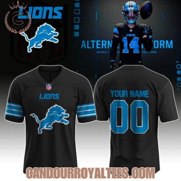 Detroit Lions x Kerby Joseph Black Jersey Detroit Lions x Kerby Joseph Black Jersey