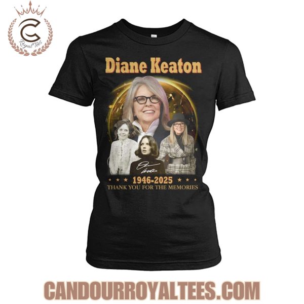 Diane Keaton 1946-2025 Thank You For The Memories T-Shirt