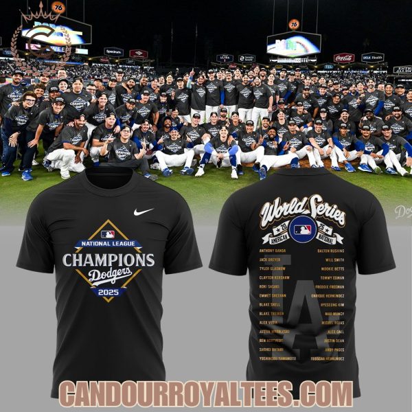 Dodgers Back to Back National League Champions 2025 Hoodie