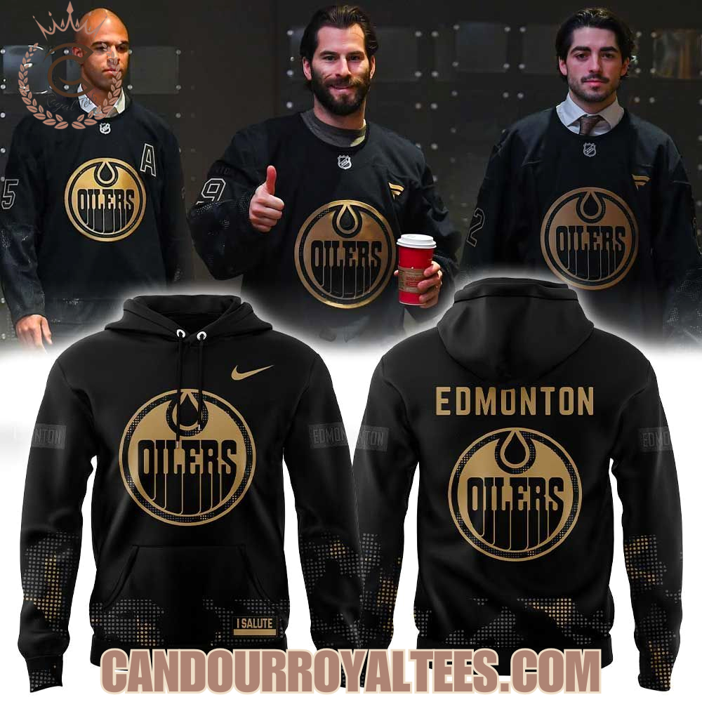 Edmonton Oilers Military Appreciation 25/26 Uniform Hoodie Edmonton Oilers Military Appreciation 25/26 Uniform Hoodie