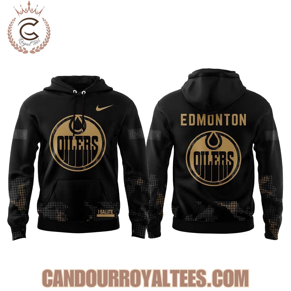 Edmonton Oilers Military Appreciation 25/26 Uniform Hoodie Edmonton Oilers Military Appreciation 25/26 Uniform Hoodie