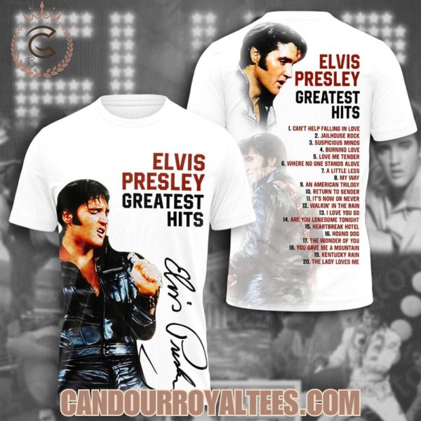 Elvis Presley Greatest Hits Tshirt, Hoodie Elvis Presley Greatest Hits Tshirt, Hoodie