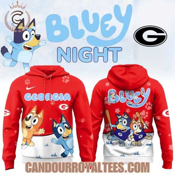 Georgia Bulldogs x Bluey Night Hoodie