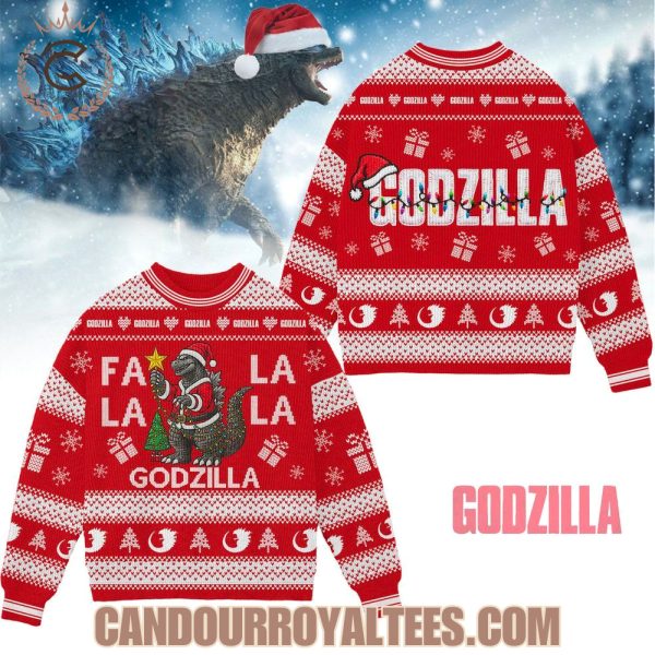 Godzilla 2025 Ugly Sweater Godzilla 2025 Ugly Sweater