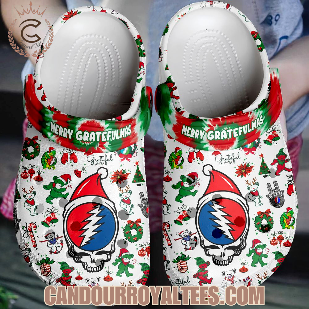 Grateful Dead x Christmas Music Crocs Grateful Dead x Christmas Music Crocs