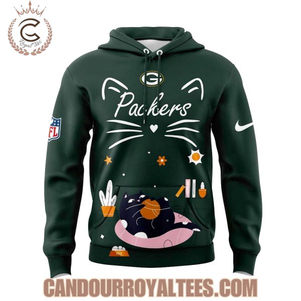 Green Bay Packers Cat Day Hoodie