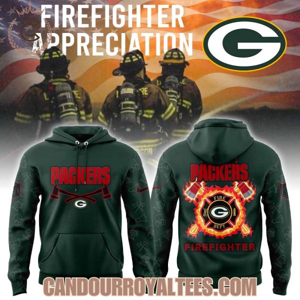 Green Bay Packers Firefighter Appreciation Hoodie Green Bay Packers Firefighter Appreciation Hoodie