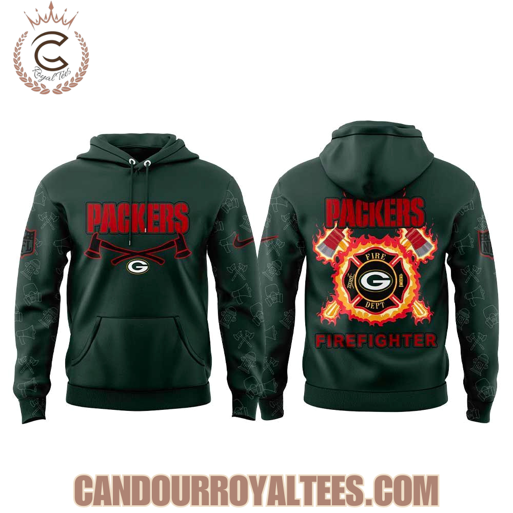 Green Bay Packers Firefighter Appreciation Hoodie Green Bay Packers Firefighter Appreciation Hoodie