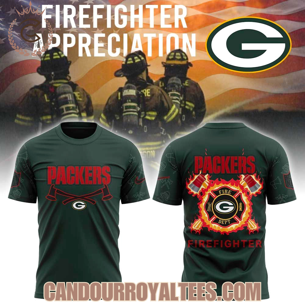 Green Bay Packers Firefighter Appreciation Hoodie Green Bay Packers Firefighter Appreciation Hoodie