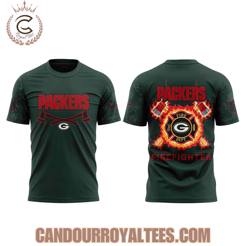 Green Bay Packers Firefighter Appreciation Hoodie Green Bay Packers Firefighter Appreciation Hoodie