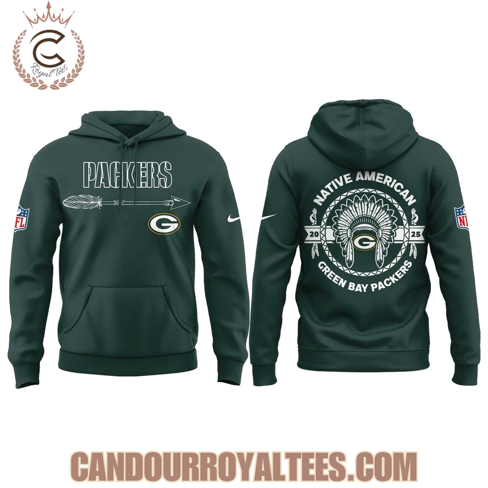 Green Bay Packers Indigenous Peoples’ Day 2025 Hoodie Green Bay Packers Indigenous Peoples’ Day 2025 Hoodie