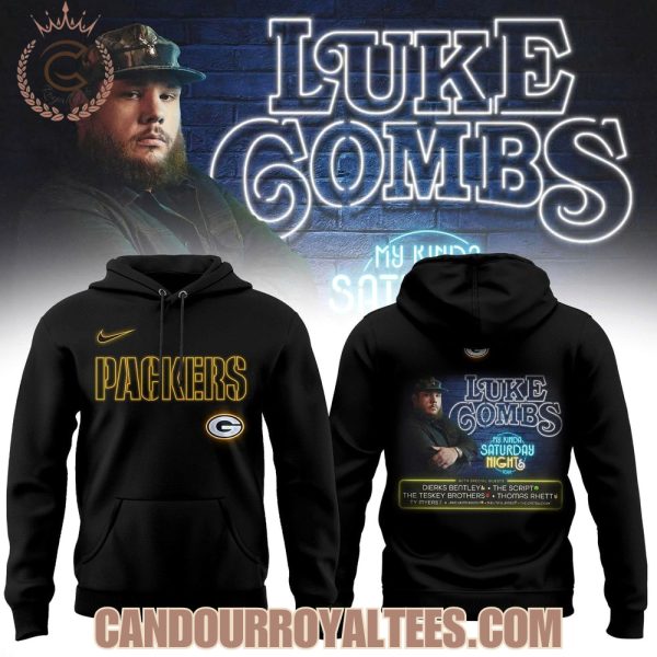Green Bay Packers x Luke Combs – My Kinda Saturday Night Tour Tshirt, Hoodie