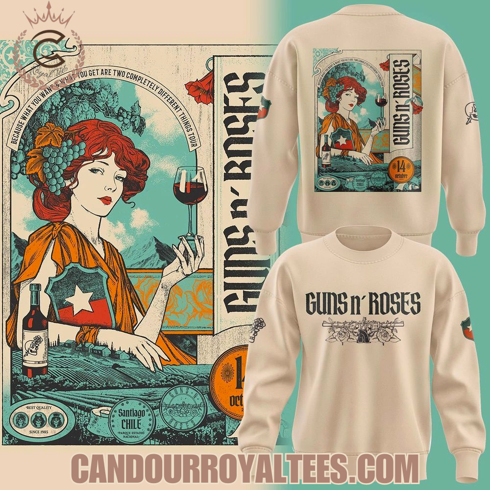 Guns N' Roses to Santiago family 2025 Hoodie Guns N' Roses to Santiago family 2025 Hoodie