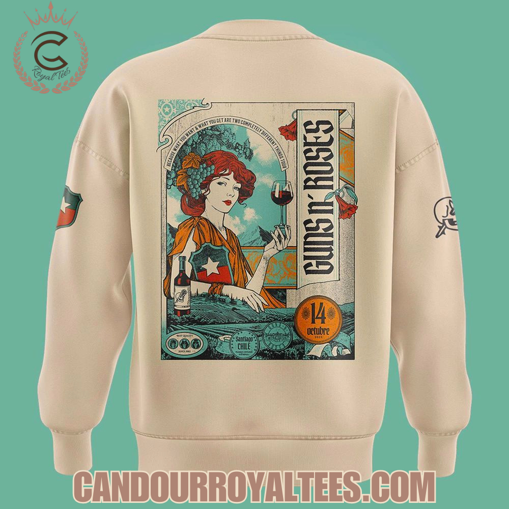 Guns N' Roses to Santiago family 2025 Hoodie Guns N' Roses to Santiago family 2025 Hoodie