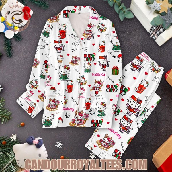 Hello Kitty Button Pajamas Set