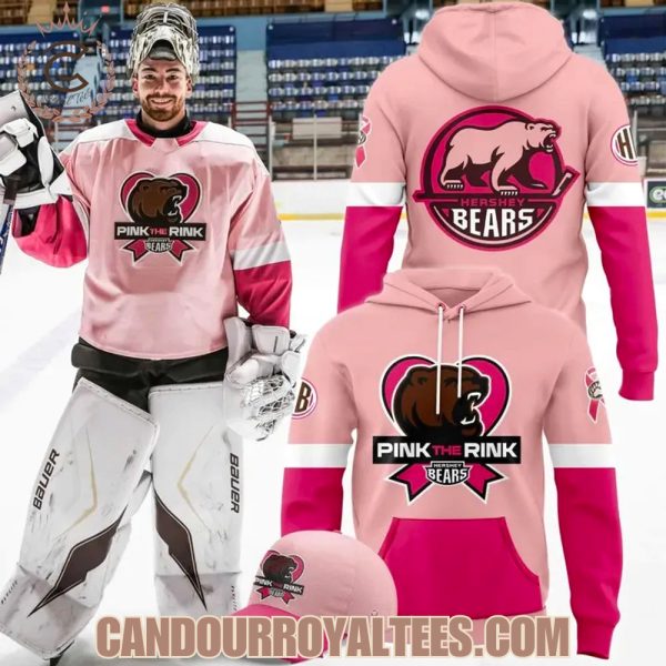 Hershey Bears In The Fight Against Breast Cancer 2025 Hoodie Hershey Bears In The Fight Against Breast Cancer 2025 Hoodie