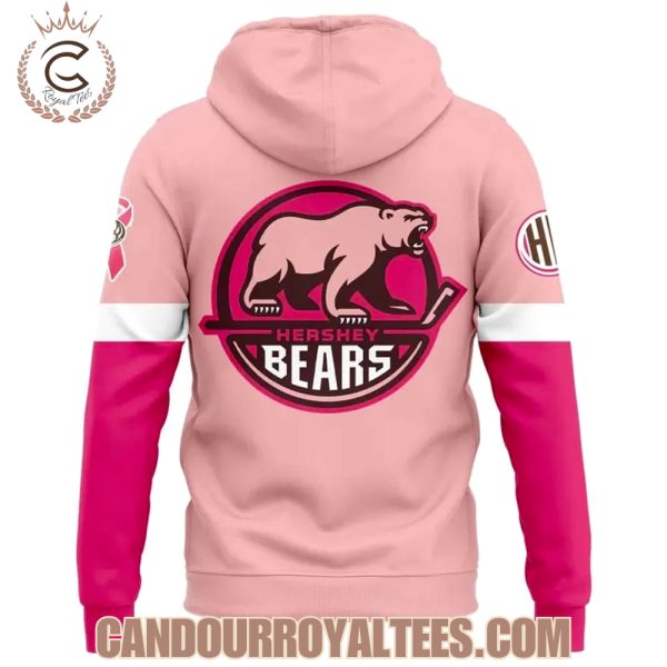 Hershey Bears In The Fight Against Breast Cancer 2025 Hoodie
