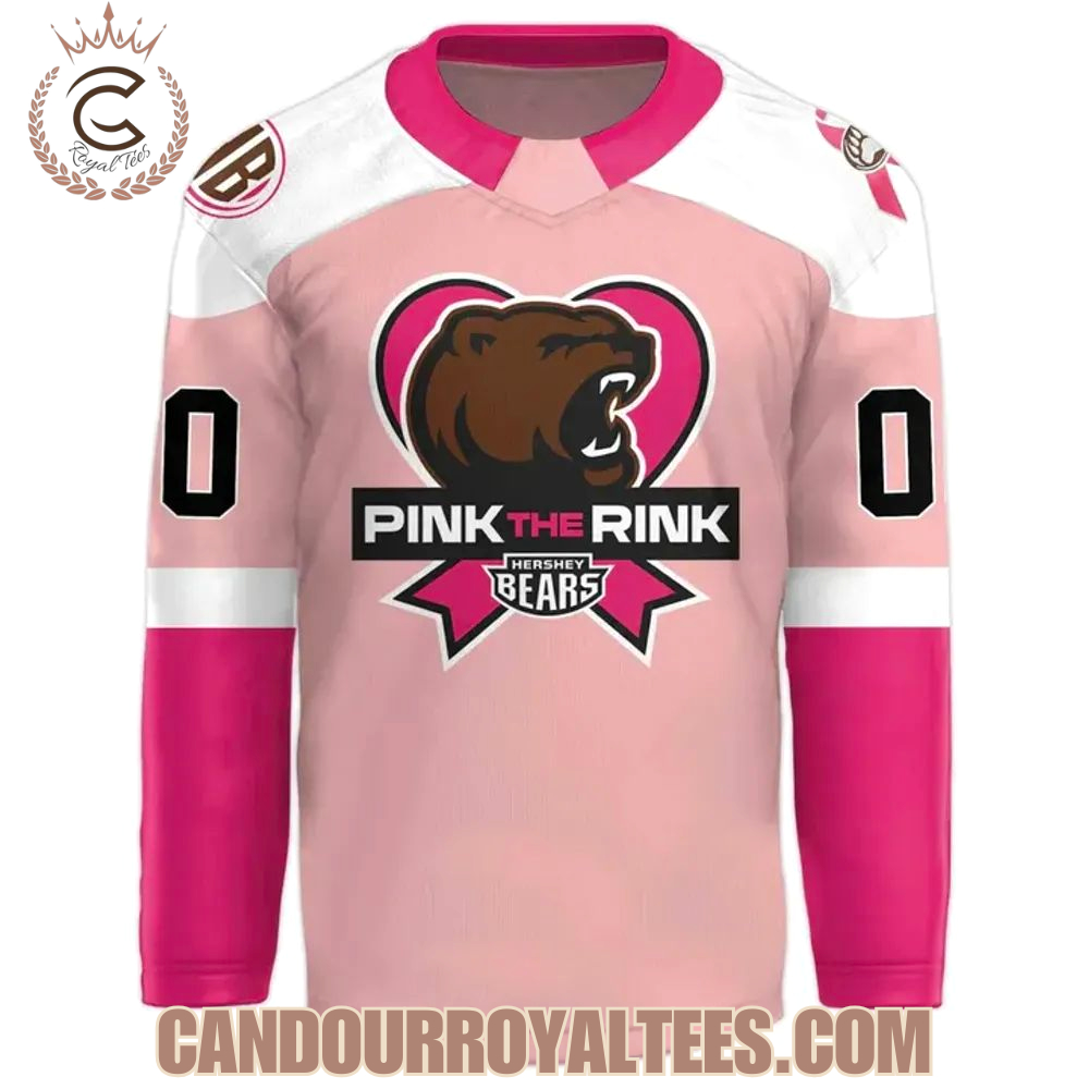 Hershey Bears In The Fight Against Breast Cancer 2025 Jersey Hershey Bears In The Fight Against Breast Cancer 2025 Jersey