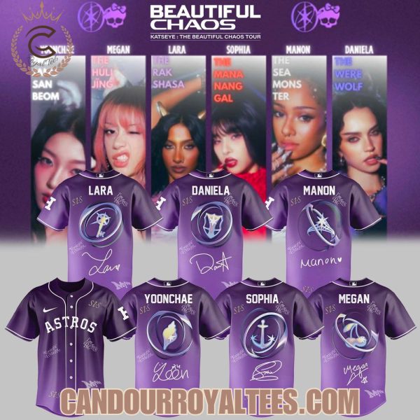 Houston Astros x KATSEYE The Beautiful Chaos Tour Jersey