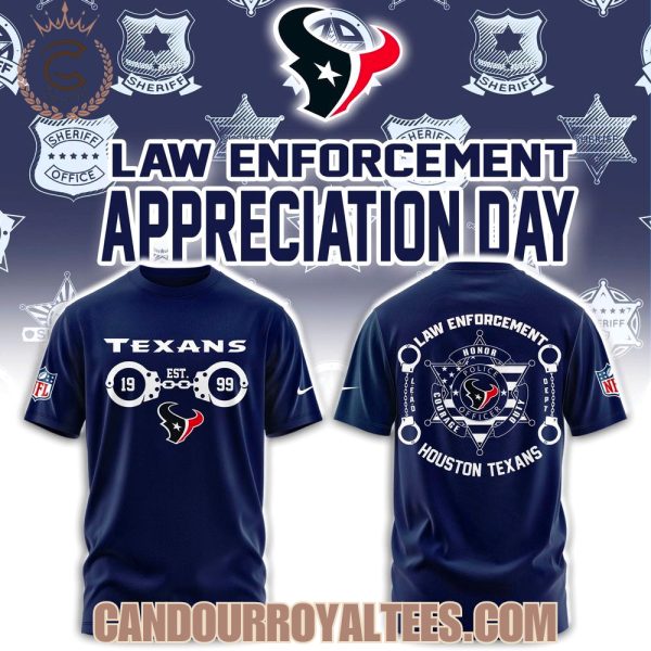 Houston Texans Law Enforcement Tshirt, Hoodie