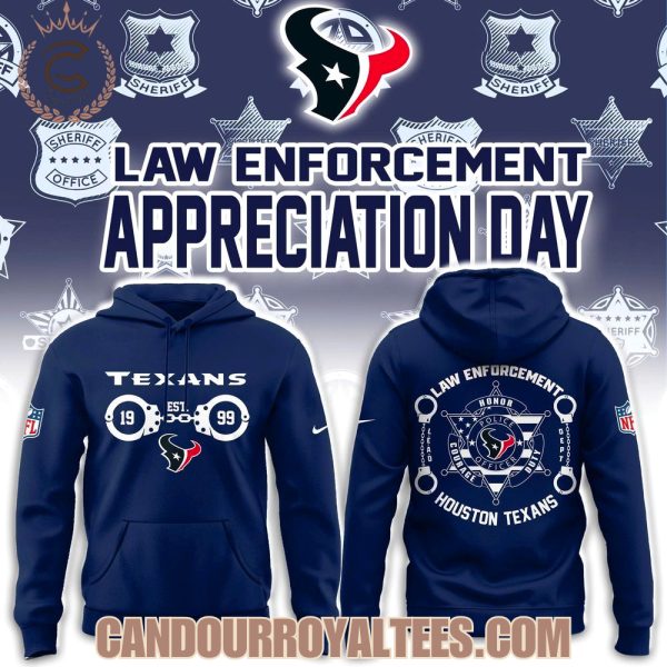 Houston Texans Law Enforcement Tshirt, Hoodie