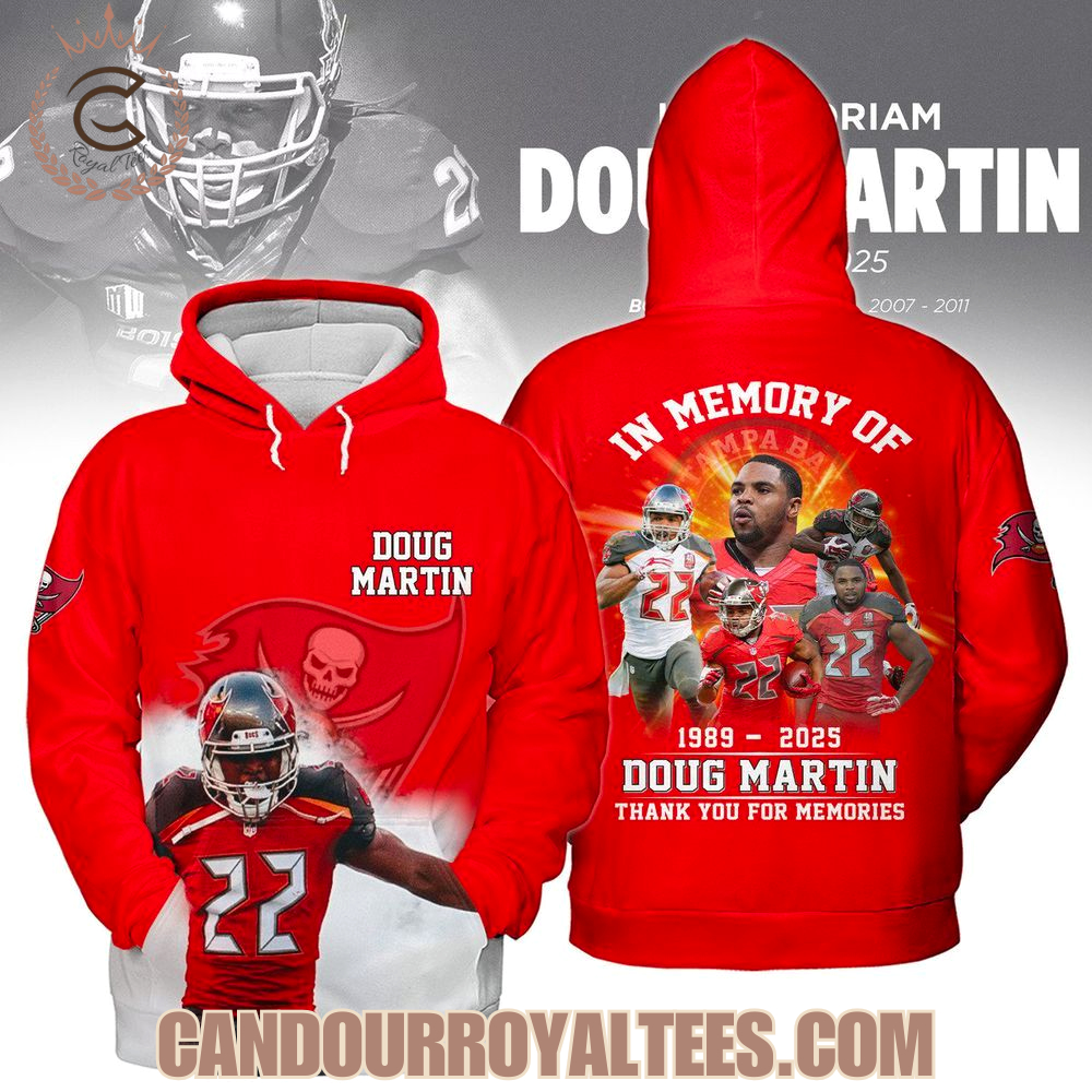 In Memory Of 1989 - 2025 Doug Martin Thank You For The Memories Tshirt, Hoodie In Memory Of 1989 - 2025 Doug Martin Thank You For The Memories Tshirt, Hoodie