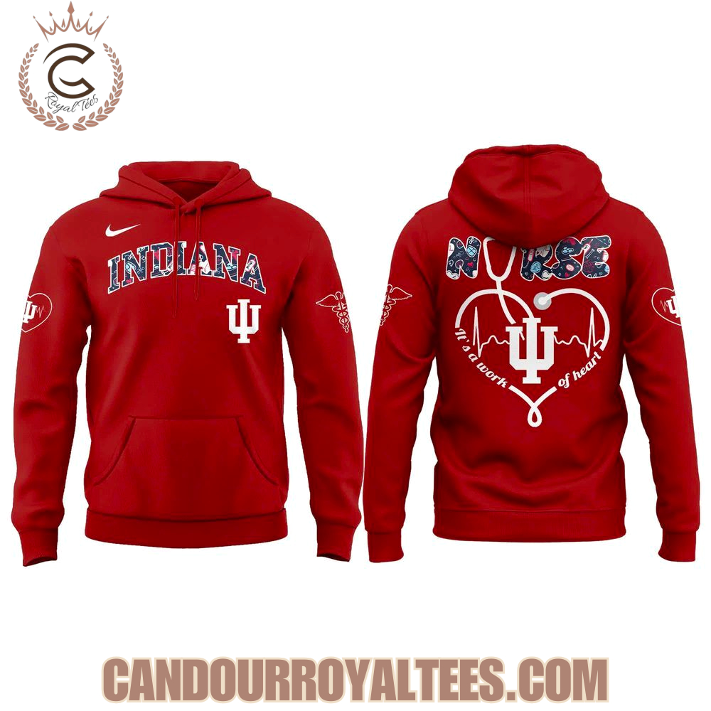 Indiana Hoosiers Nurses Night Hoodie Indiana Hoosiers Nurses Night Hoodie
