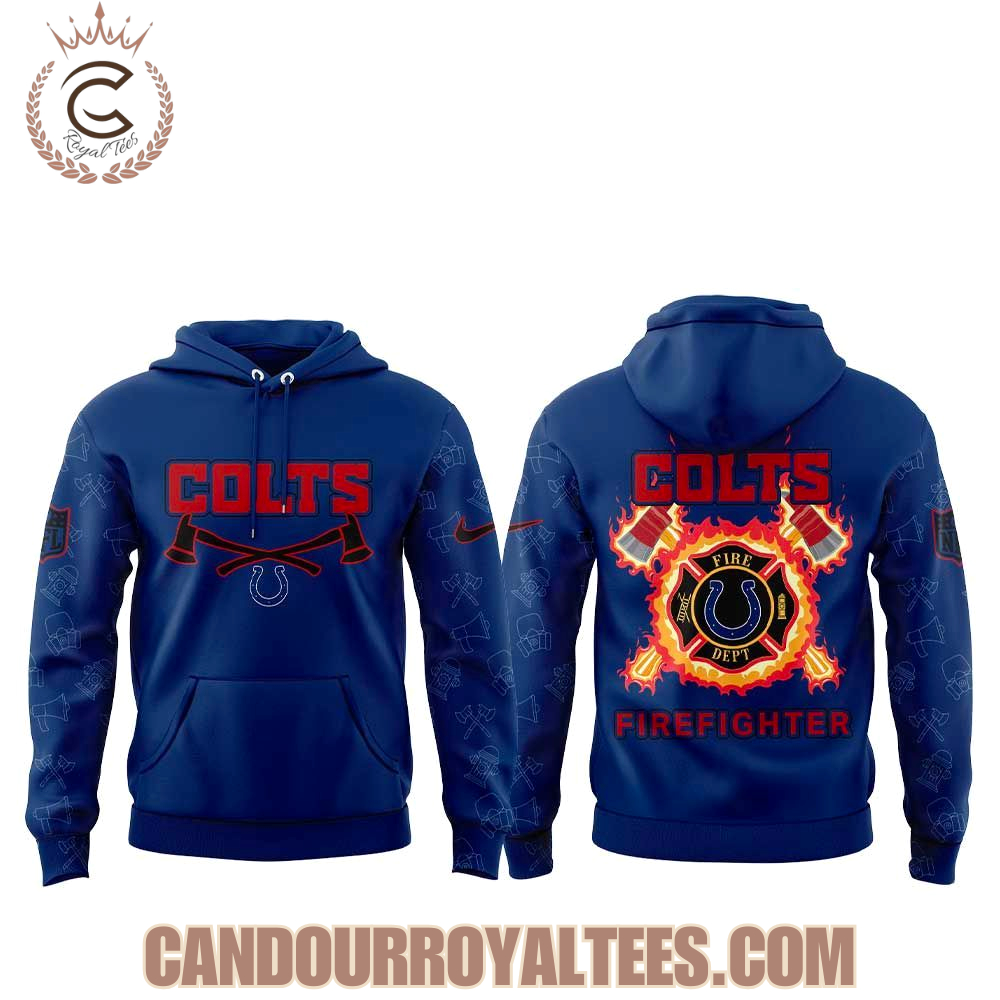Indianapolis Colts Firefighter Appreciation Hoodie Indianapolis Colts Firefighter Appreciation Hoodie