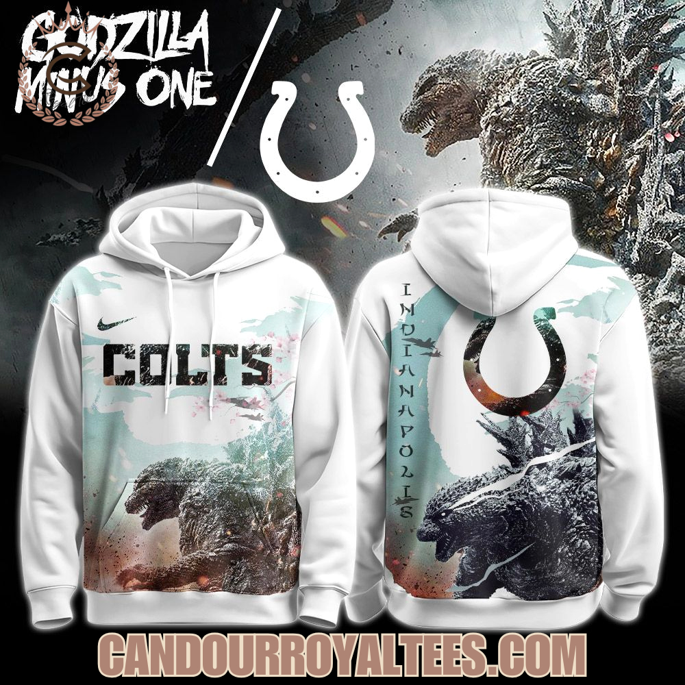 Indianapolis Colts Godzilla Hoodie Indianapolis Colts Godzilla Hoodie
