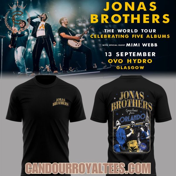Jonas Brothers The World Tour Greetings From Your Hometown x Orlando Tshirt, Hoodie