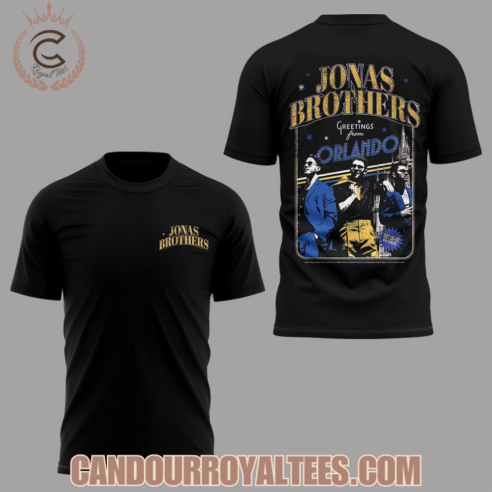 Jonas Brothers The World Tour Greetings From Your Hometown x Orlando Tshirt, Hoodie Jonas Brothers The World Tour Greetings From Your Hometown x Orlando Tshirt, Hoodie