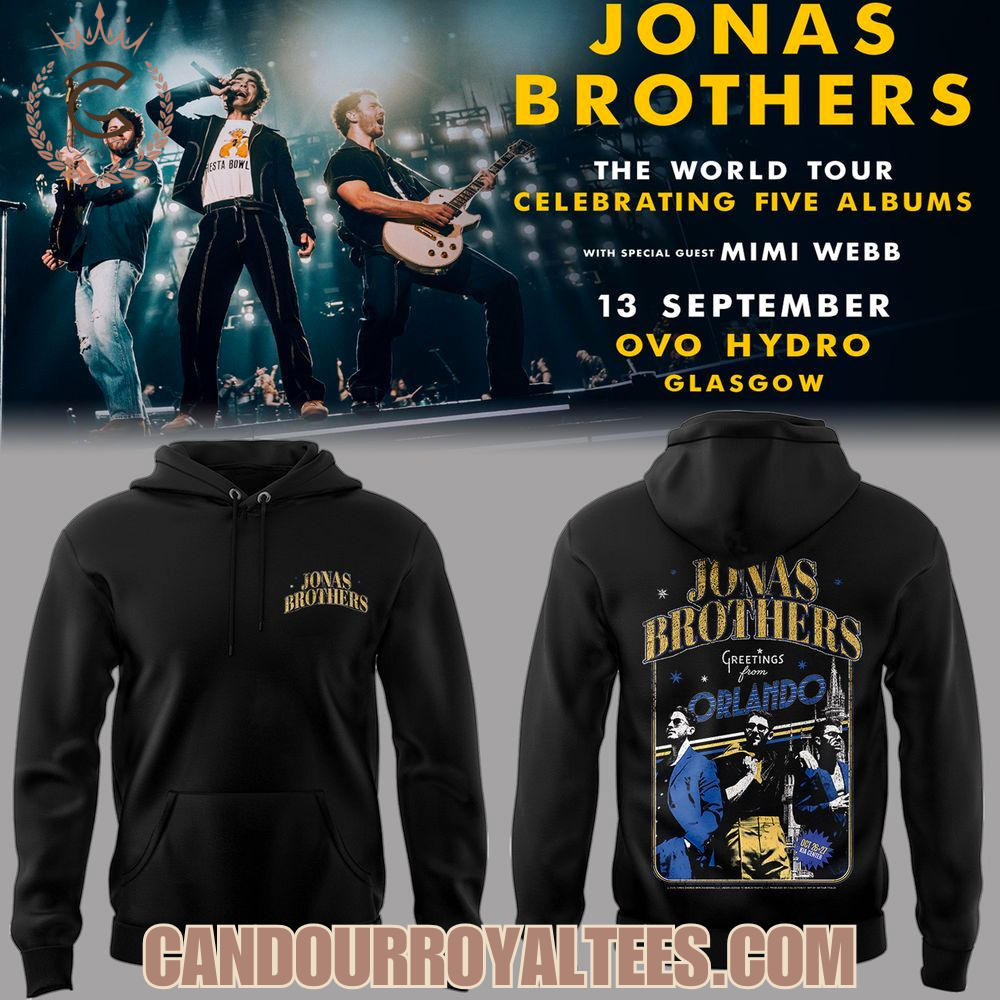 Jonas Brothers The World Tour Greetings From Your Hometown x Orlando Tshirt, Hoodie Jonas Brothers The World Tour Greetings From Your Hometown x Orlando Tshirt, Hoodie