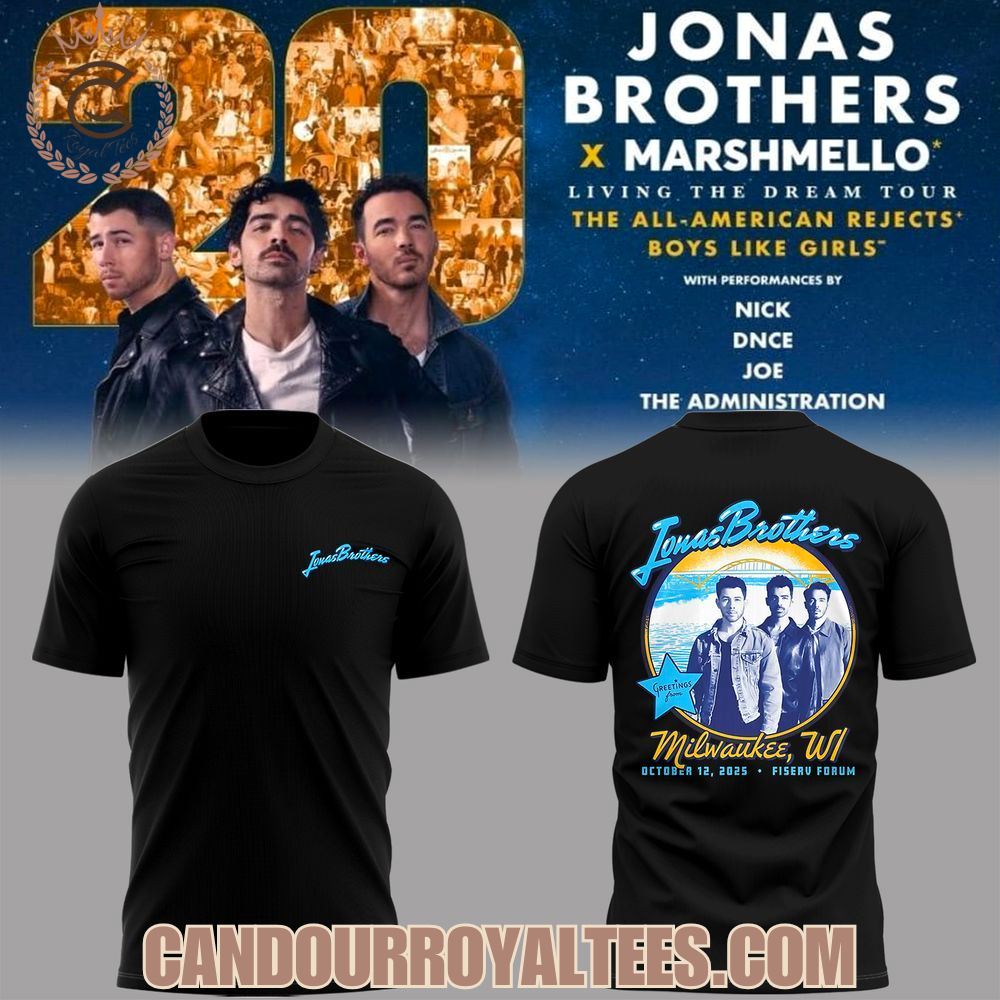 Jornas Brothers x Marshmello Greetings From Your Hometown x Milwaukee Tshirt, Hoodie Jornas Brothers x Marshmello Greetings From Your Hometown x Milwaukee Tshirt, Hoodie