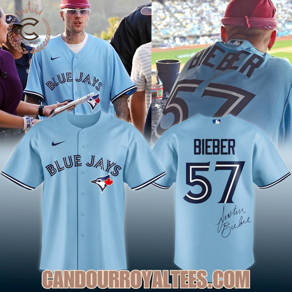 Justin Bieber x Toronto Blue Jays Signature Jersey Justin Bieber x Toronto Blue Jays Signature Jersey