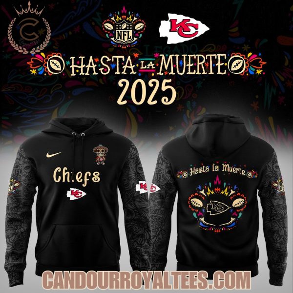 Kansas City Chiefs Hasta la Muerte 2025 Hoodie