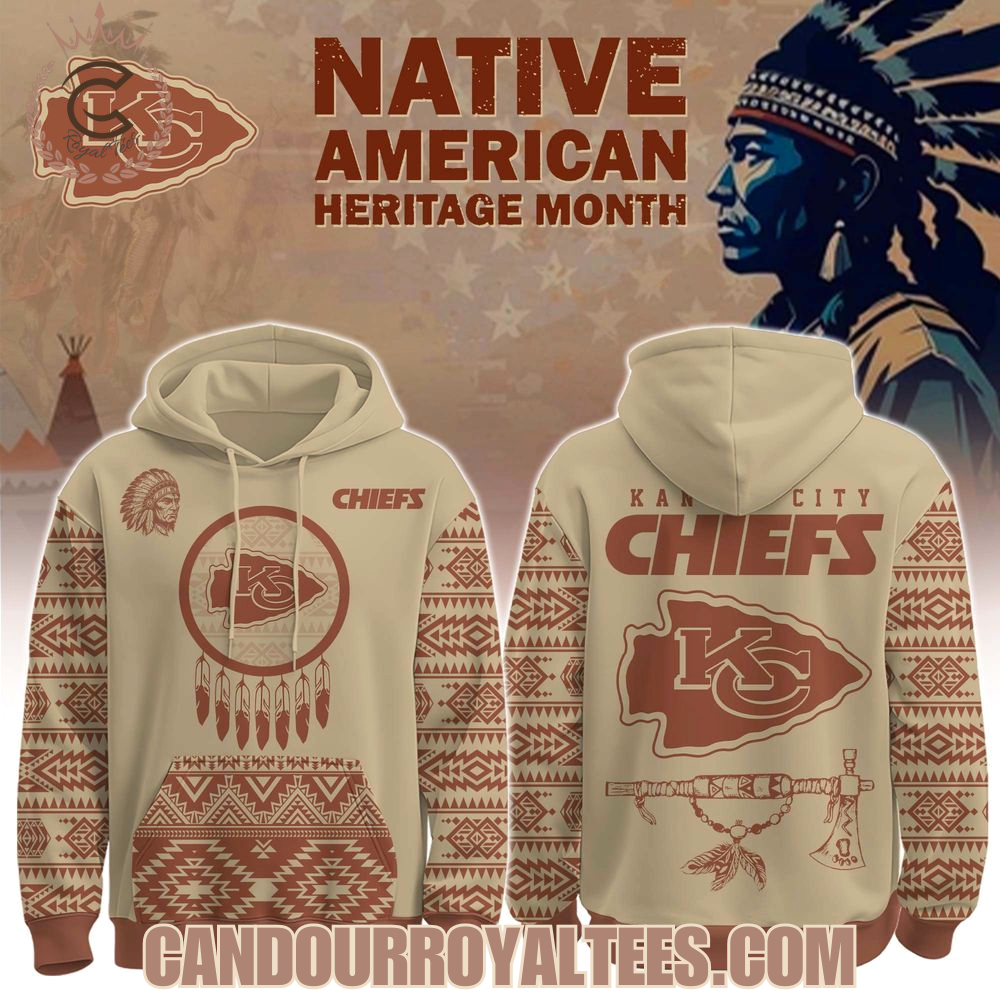 Kansas City Chiefs Native American Heritage Month Hoodie Kansas City Chiefs Native American Heritage Month Hoodie