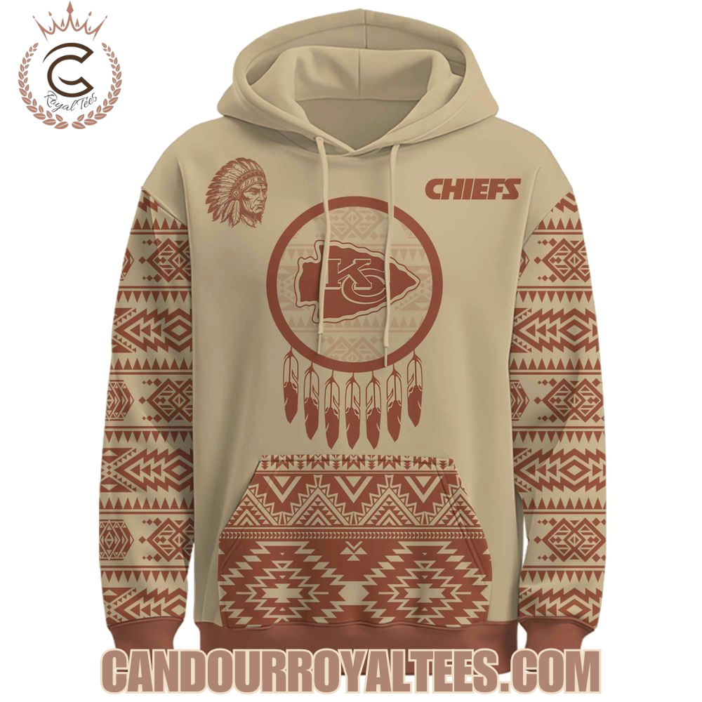 Kansas City Chiefs Native American Heritage Month Hoodie Kansas City Chiefs Native American Heritage Month Hoodie