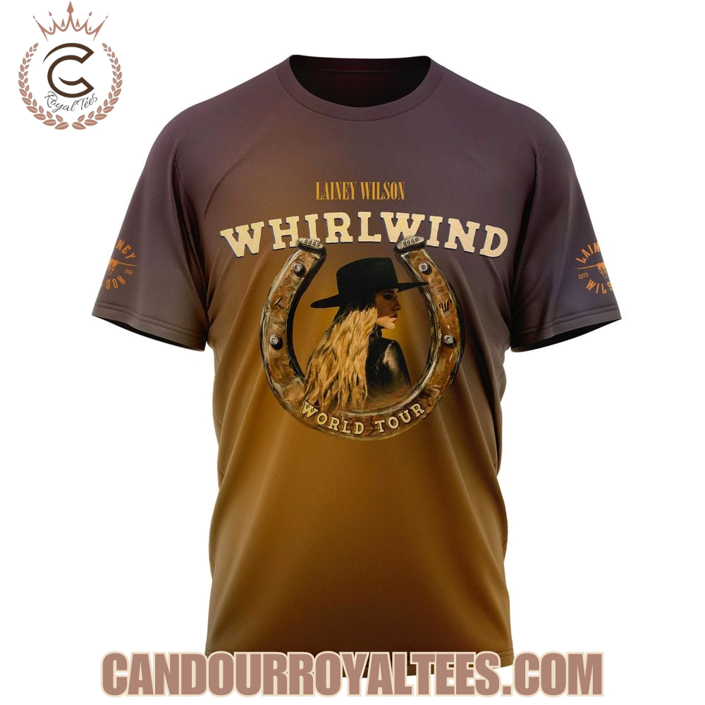 Lainey Wilson Whirlwind World Tour T-Shirt Lainey Wilson Whirlwind World Tour T-Shirt