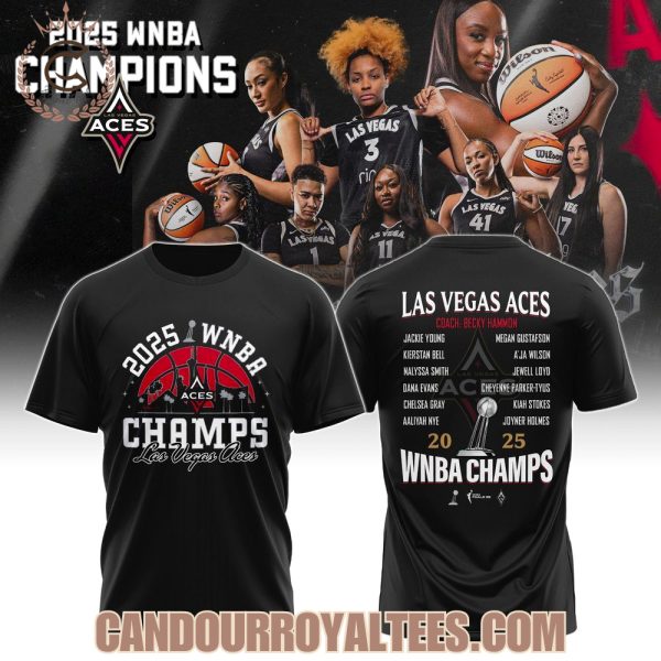 Las Vegas Aces WNBA Champions 2025 Tshirt, Hoodie