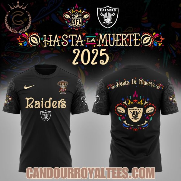 Las Vegas Raiders Hasta la Muerte 2025 Hoodie
