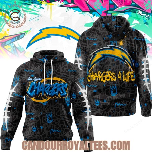 Los Angeles Chargers Graffiti For Life Design Shirts Los Angeles Chargers Graffiti For Life Design Shirts