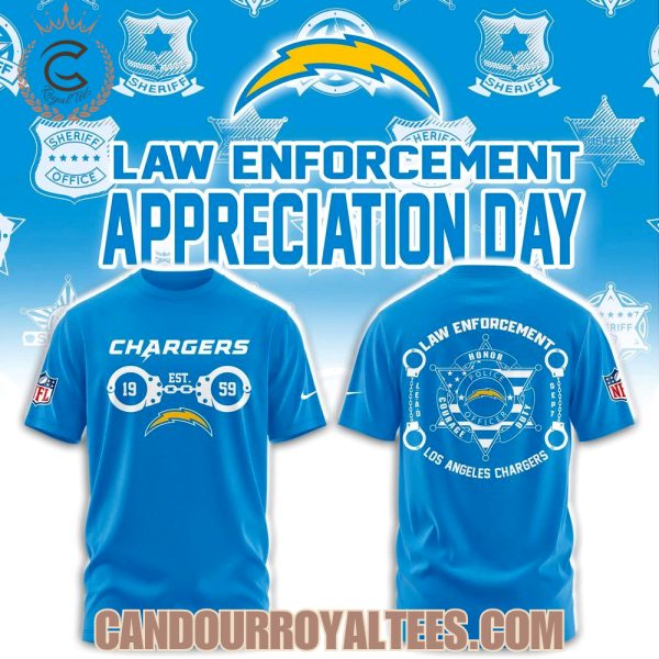 Los Angeles Chargers Law Enforcement Tshirt, Hoodie