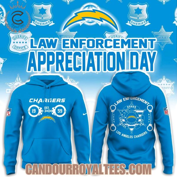 Los Angeles Chargers Law Enforcement Tshirt, Hoodie