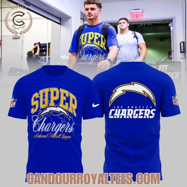 Los Angeles Chargers Super Chargers T-Shirt Los Angeles Chargers Super Chargers T-Shirt