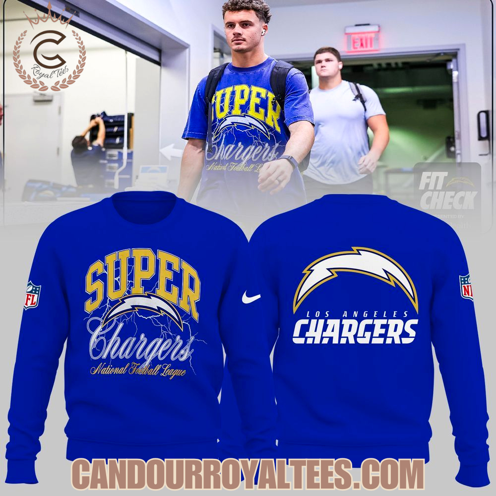 Los Angeles Chargers Super Chargers T-Shirt Los Angeles Chargers Super Chargers T-Shirt