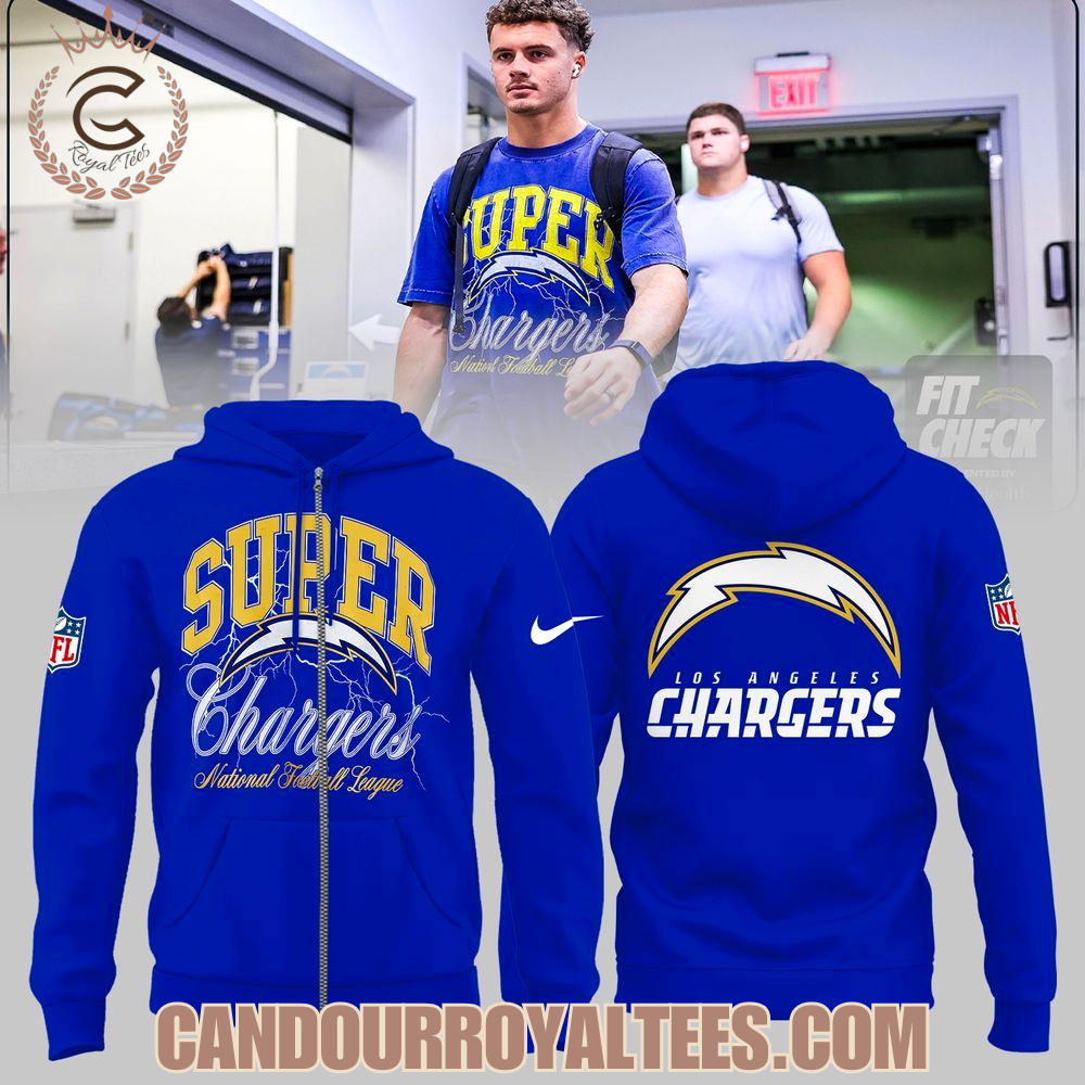 Los Angeles Chargers Super Chargers T-Shirt Los Angeles Chargers Super Chargers T-Shirt