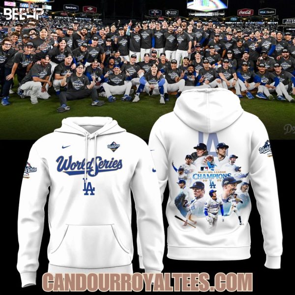 Los Angeles Dodgers 2025 National League Champions Hoodie Los Angeles Dodgers 2025 National League Champions Hoodie