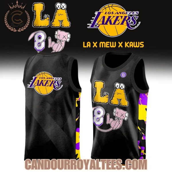 Los Angeles Lakers x Mew x Kaws Basketball Jersey