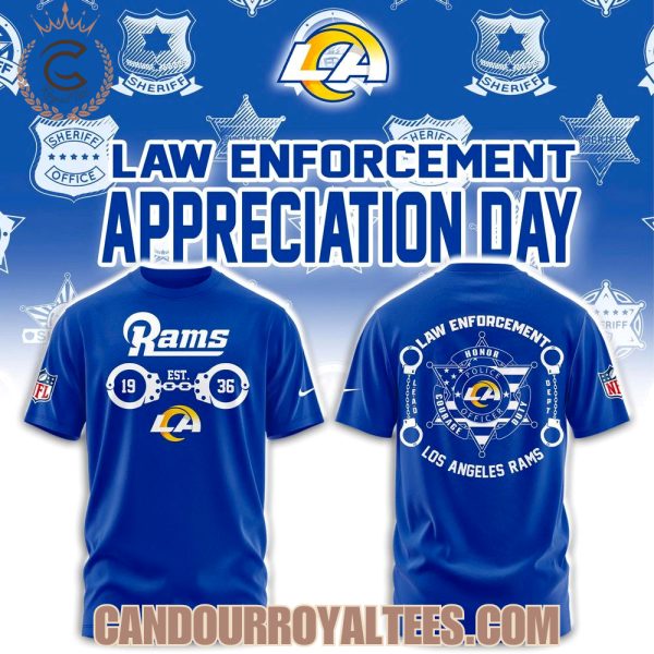 Los Angeles Rams Law Enforcement Tshirt, Hoodie